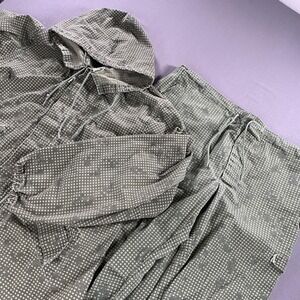 Vintage US Army Night Desert Camo Fishtail Parka & Pants Men LG REG Set USGI 80s